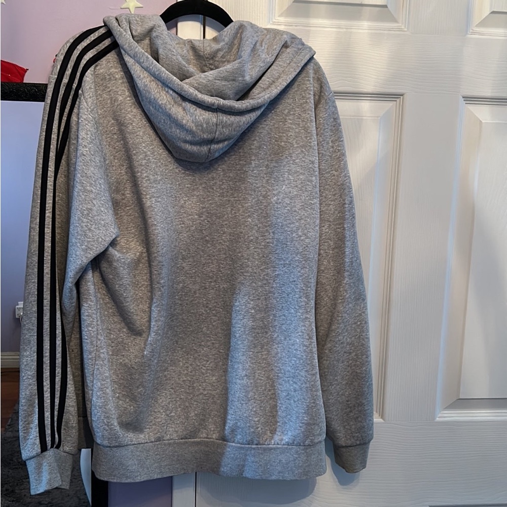 Adidas 3 Stripe Zip Up Jacket - Picture 2 of 6